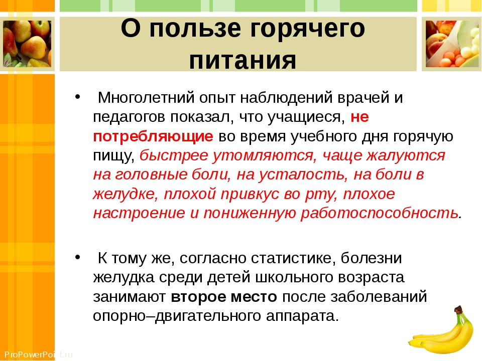 Информация об условиях питания обучающихся.